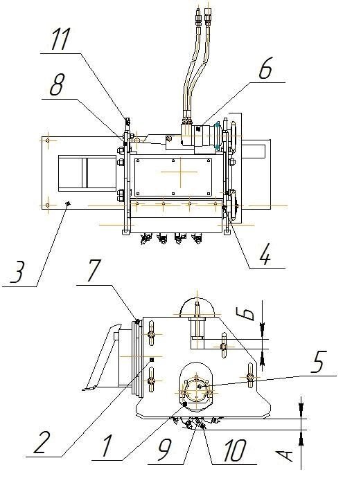 Фреза дорожная производства "Курган-Сервис"