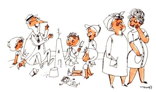 Очередь в детсад дошла до него, и он обязательно захотел этим воспользоваться