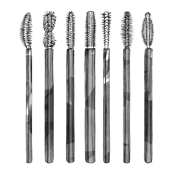 Виды кисточек для туши