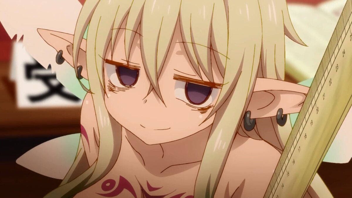 Кадр из аниме "Межвидовые рецензенты "