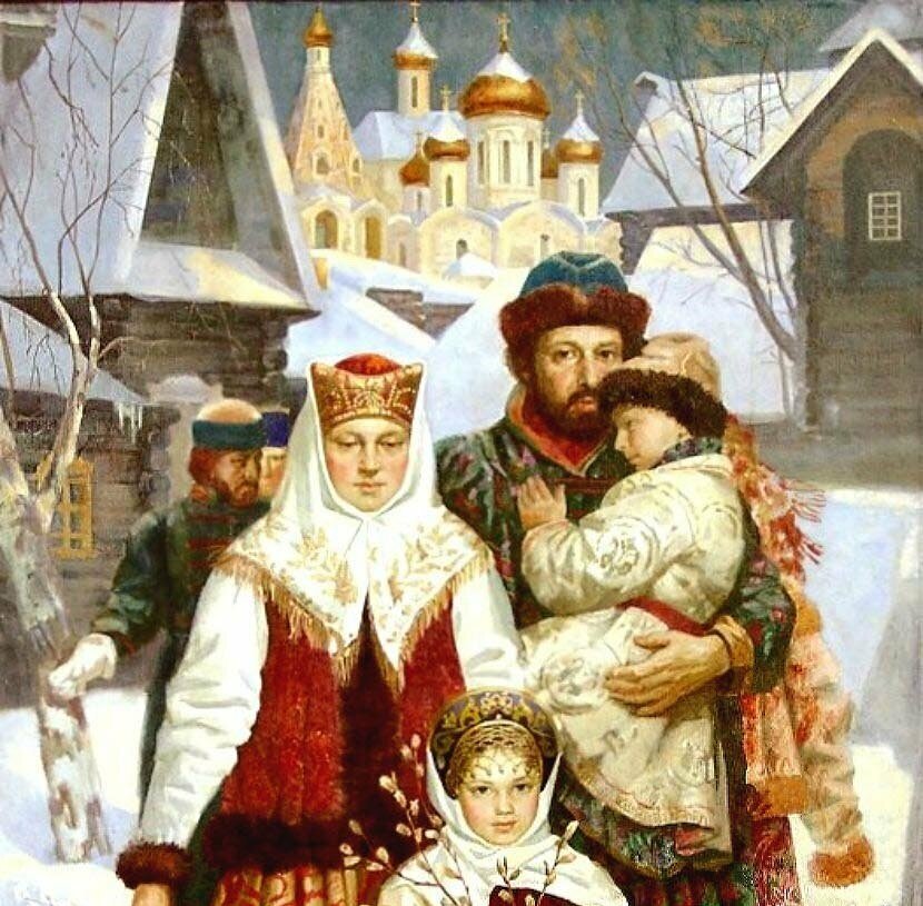 Древняя русь семья картинки