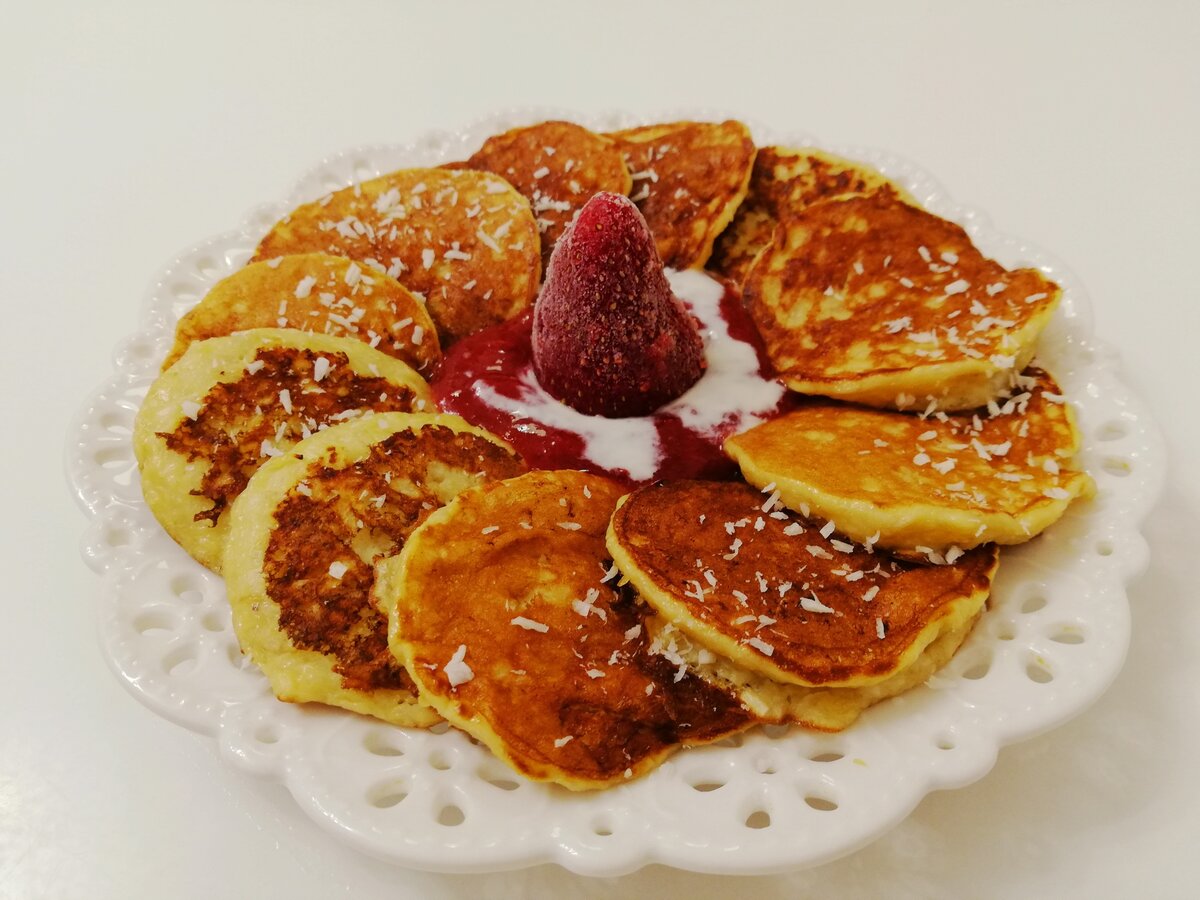 Мои оладушки. Фото автора.