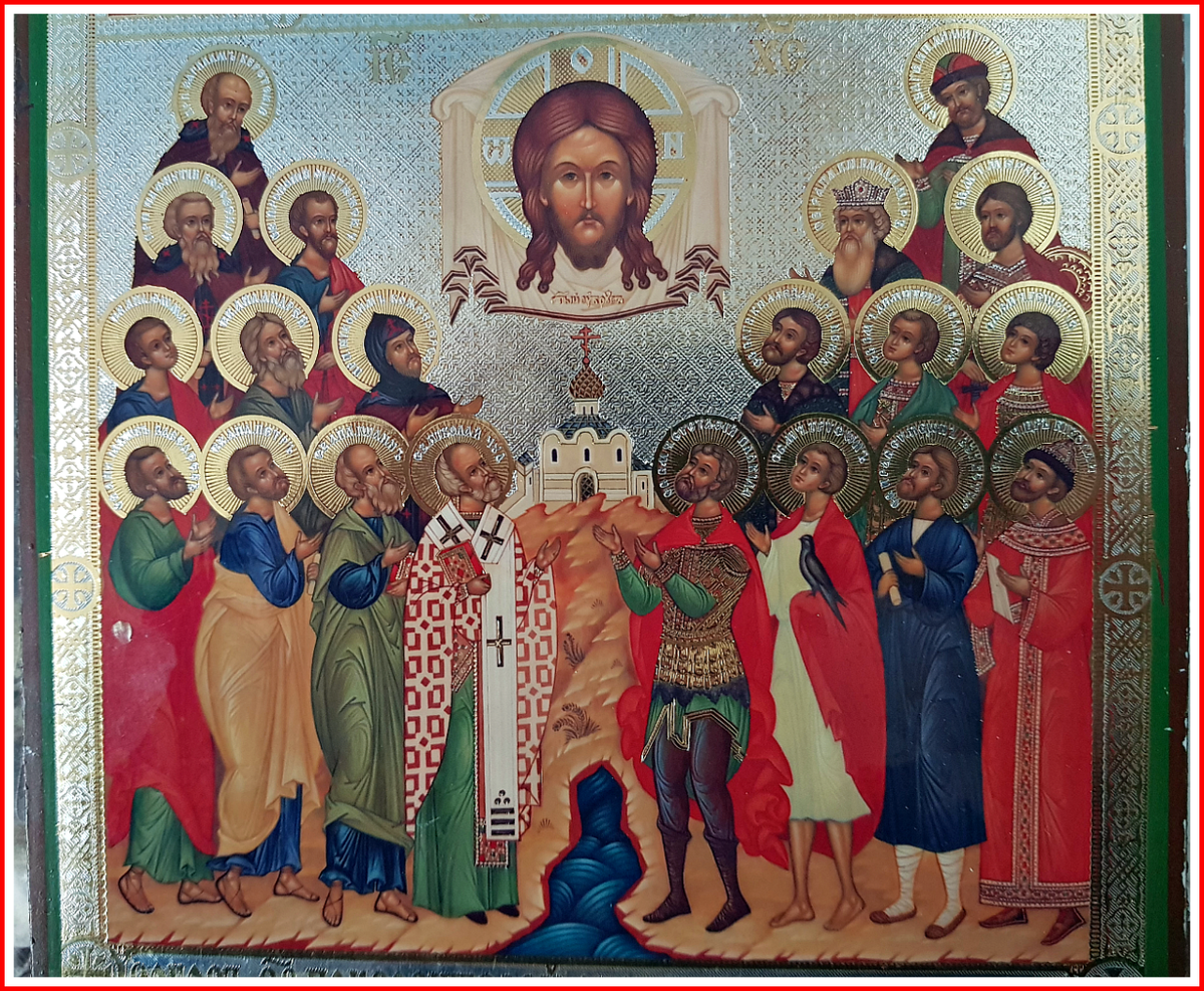 Описание ликов святых. Икона собора святых бессребреников.