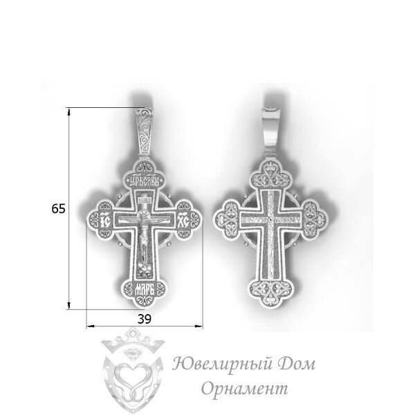 Вы можете заказать изготовление данного креста https://ornament-gold.ru/product/124550/