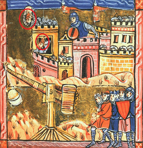 Осада Акры Biblotheque Municipale de Lyon, Ms 828 f33r
