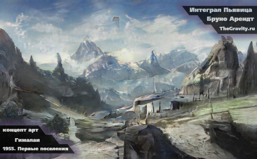 1955 год. Гималаи. Первые поселения. Гравитация - Бруно Арендт.