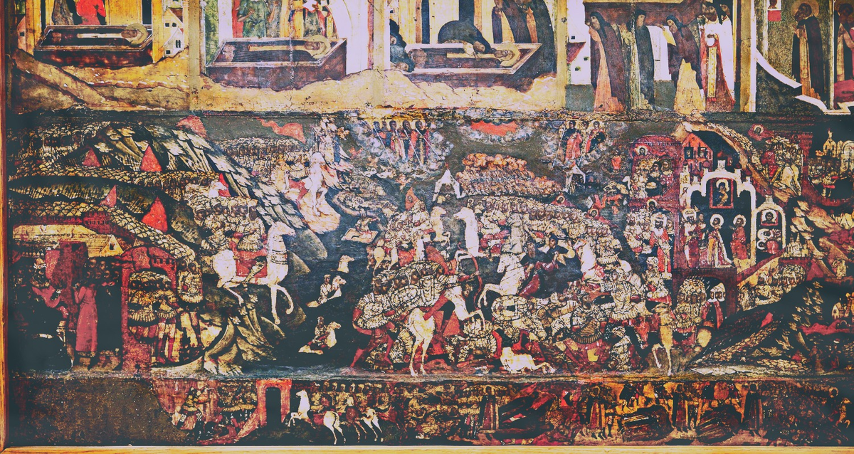 Куликовская битва. Икона Сергия Радонежского