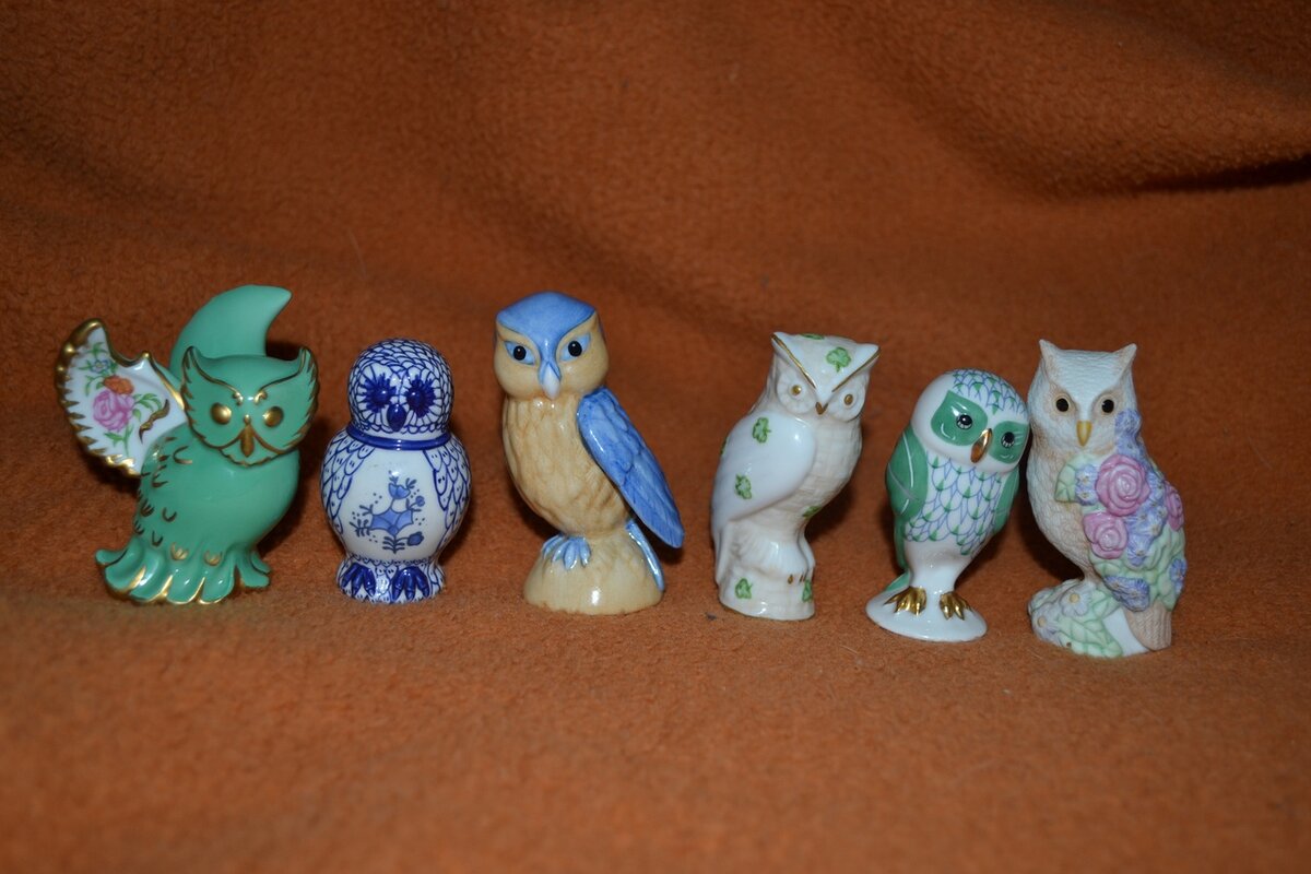 Серия "The Curio Cabinet Owls Collection" 