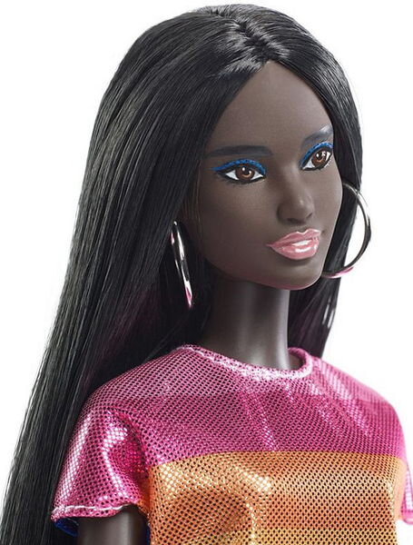 Black barbie fashionista hotsell