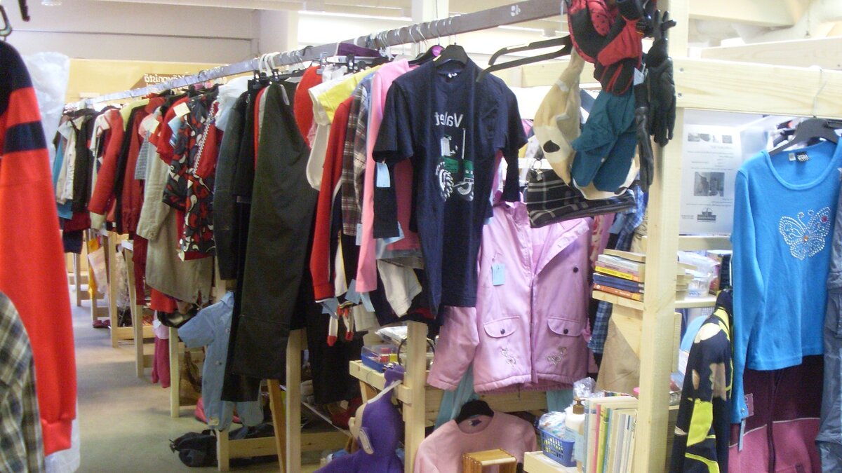 Типичный финский Kirpputori