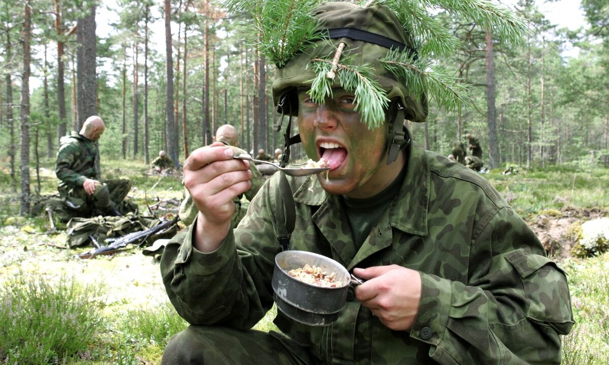 Какое блюда в армии дают чаще всего?