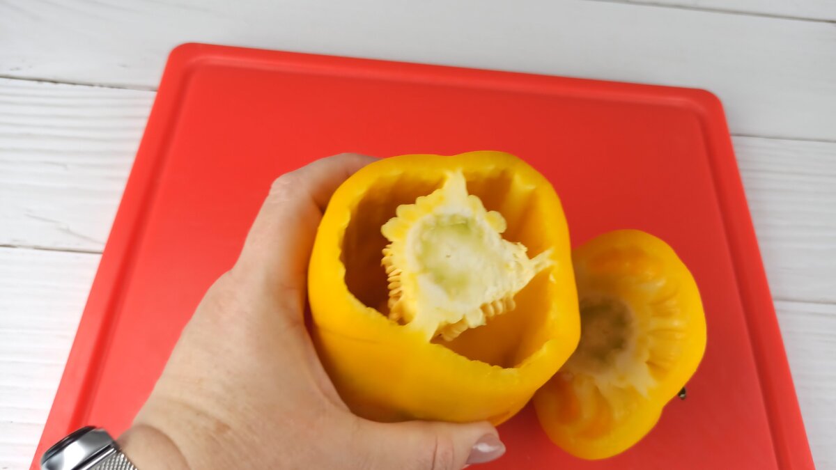 очистить перец