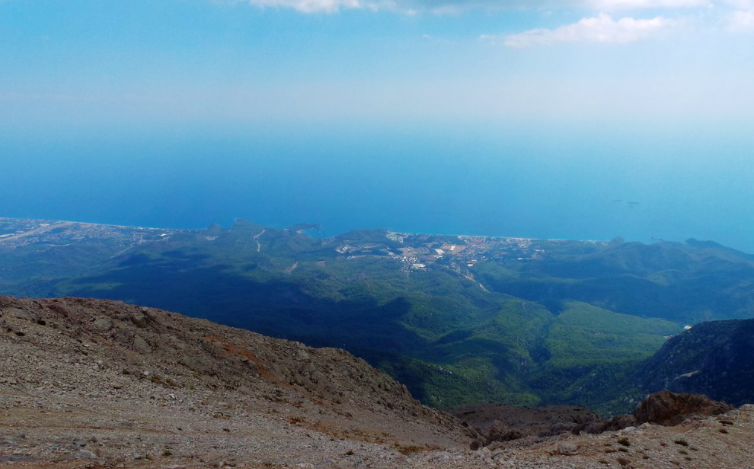 Виды на море с Таврских гор