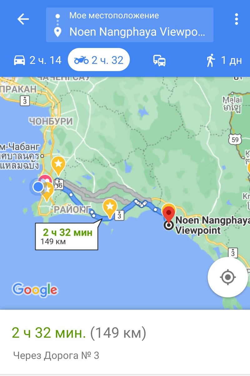 Маршрут первого дня