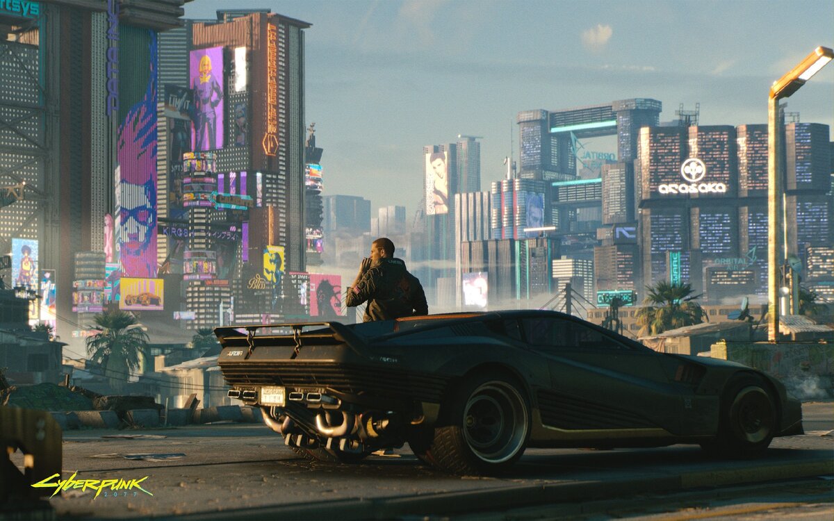 Игра: Cyberpunk 2077 — мультиплатформенная компьютерная игра в жанре Action/RPG, разработанная польской студией CD Projekt RED. Игра является продолжением настольной игры «Киберпанк 2020», действия происходят спустя 57 лет в большом городе Найт-Сити, расположенном в штате Калифорния. 