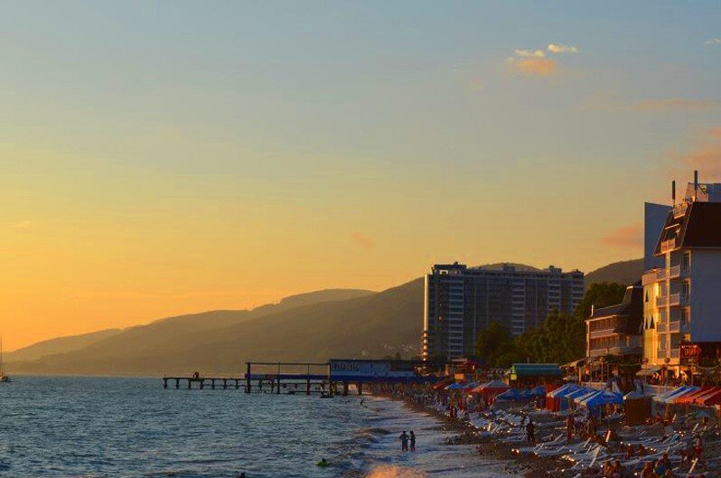 Лазаревское море фото и дома