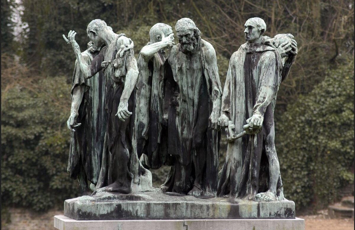 Граждане Кале. Фото из открытого источника в Яндексе