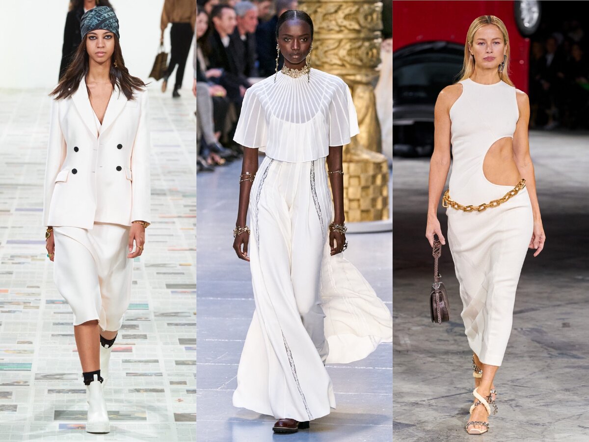 Christian Dior,  Chloé,  Off-White осень-зима 2020/2021