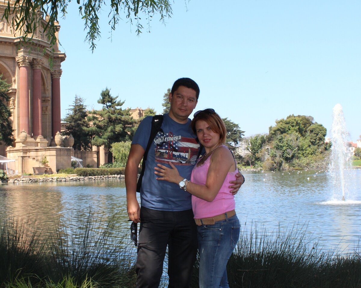Из личного архива. С супругой. USA San-Francisco