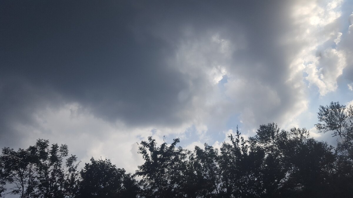 Clouds flying