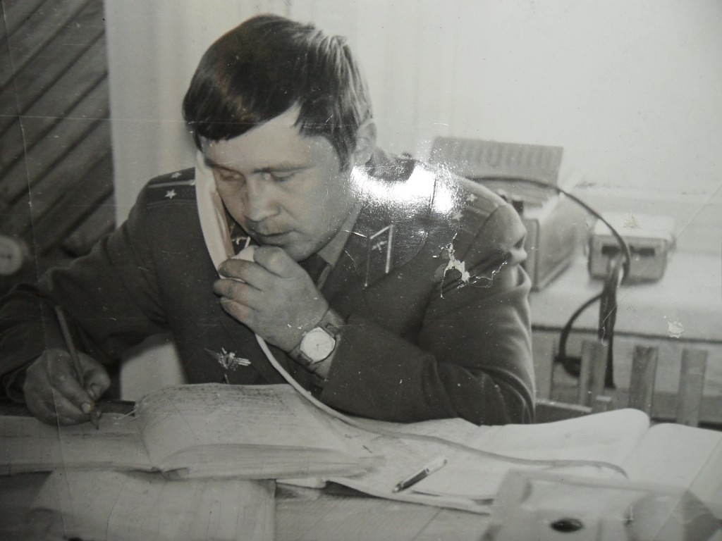 Папа на рабочем месте. 