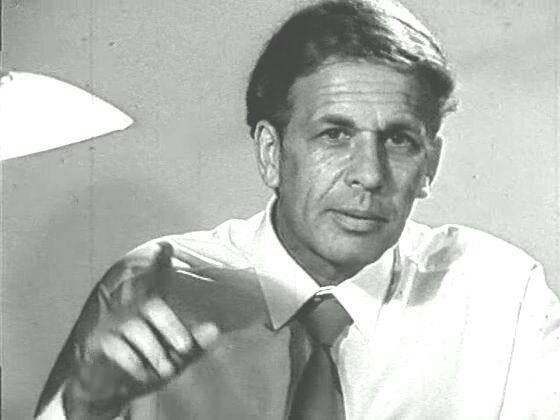 Генрих Альтшуллер (1926-1998) — создатель советской технической ТРИЗ. Кадр из фильма «Клуб интересных проблем», СССР, 1974.