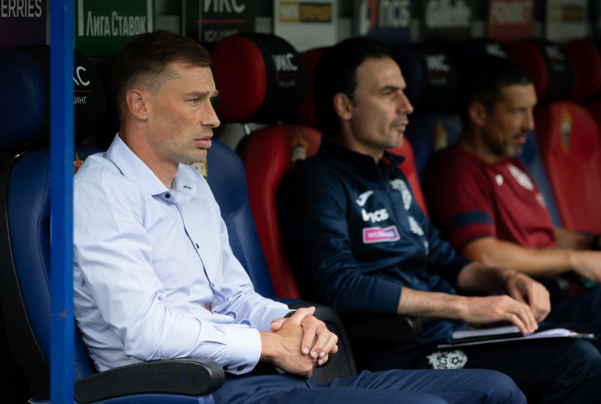 Алексей Березуцкий успешно дебютировал как главный тренер в РПЛ. Фото: ПФК ЦСКА