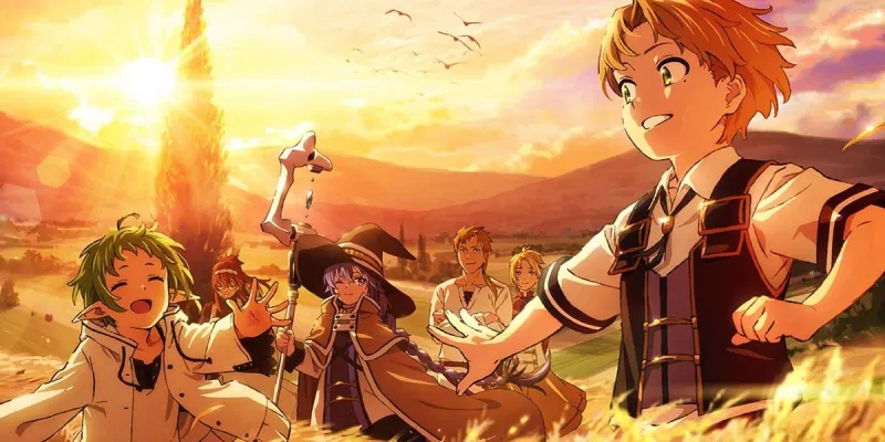 4. Реинкарнация безработного: История о приключениях в другом мире / Mushoku Tensei: Isekai Ittara Honki Dasu, Как же любой топ по аниме, и без этой невероятной истории, где Задрот/Безработный, был выгнан из дома своими же родителями, а находясь на улице был сбит машиной и реинкарнировал в новый мир, где его путешствия и начались. Невероятно захватывающие короткое аниме, которое понравилась многим зрителям по миру. Советую к просмотру