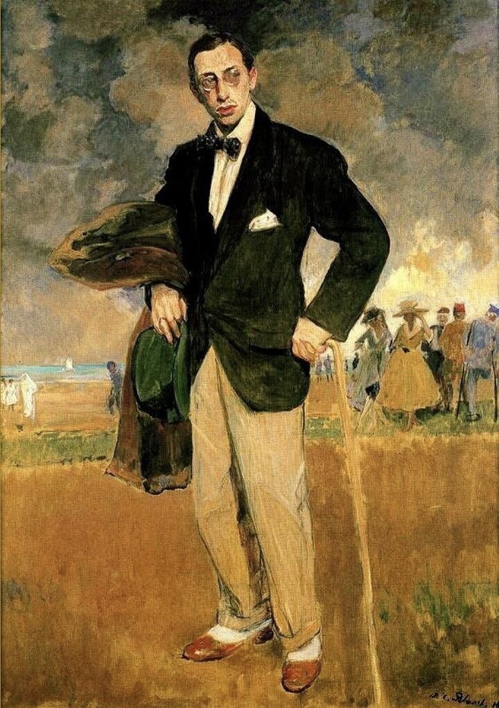 Жак-Эмиль Бланш, портрет Игоря Стравинского, 1915 годЪ