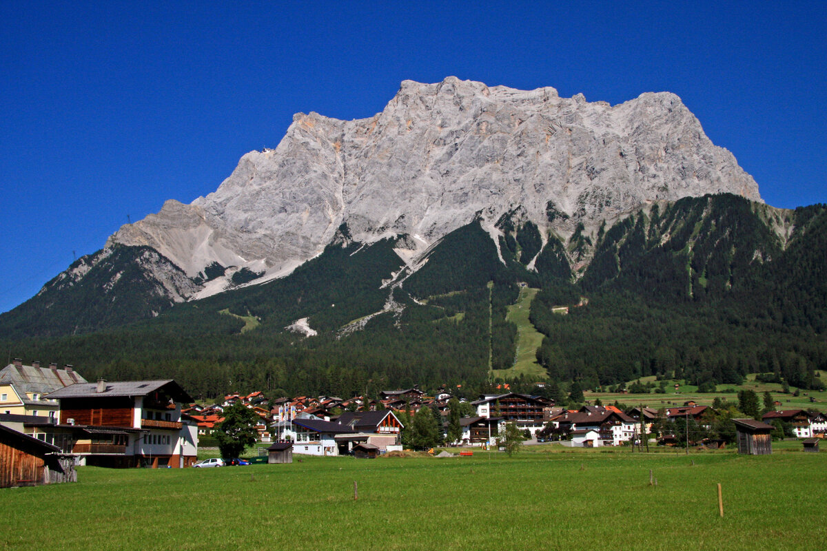 Альпы Бавария Цугшпитце