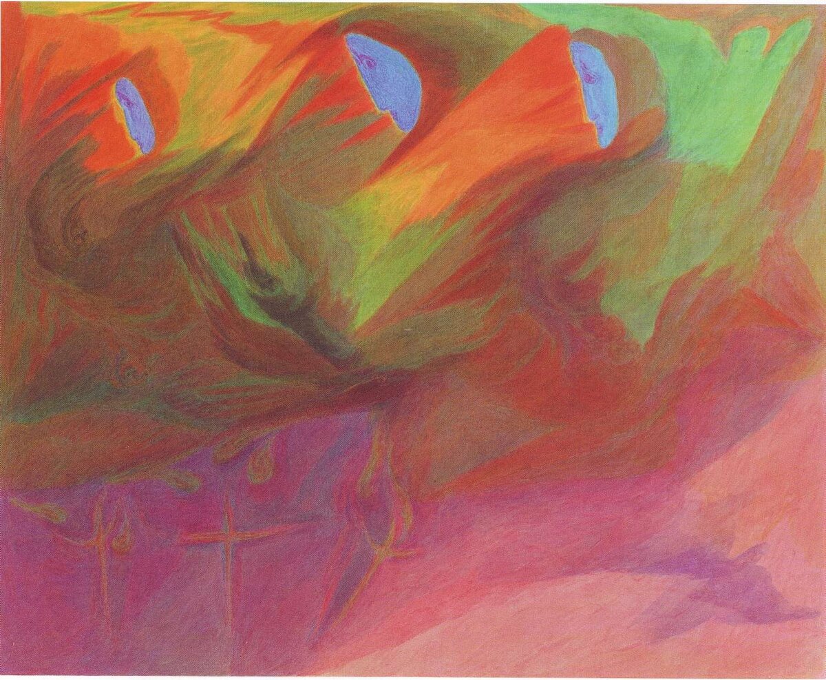 Картина минеральными красками для живописи, Герард Вагнер