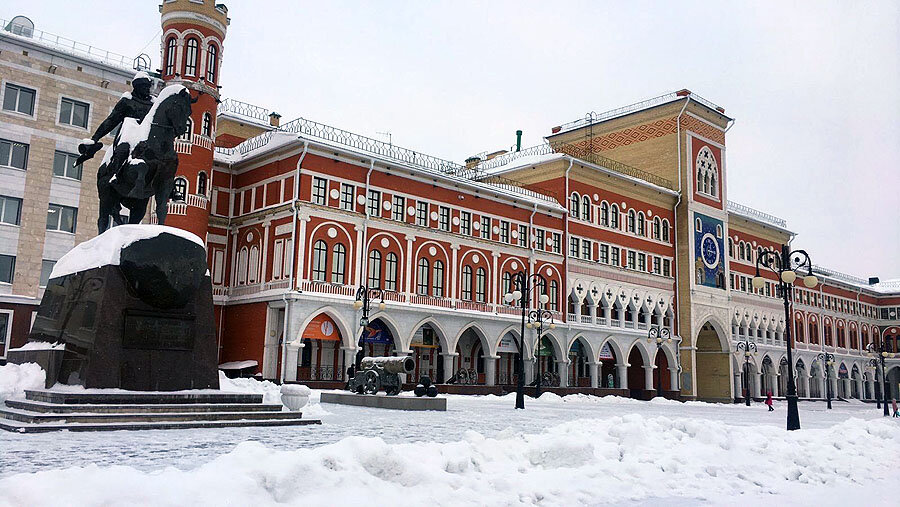 В Йошкар-Оле много красивых зданий