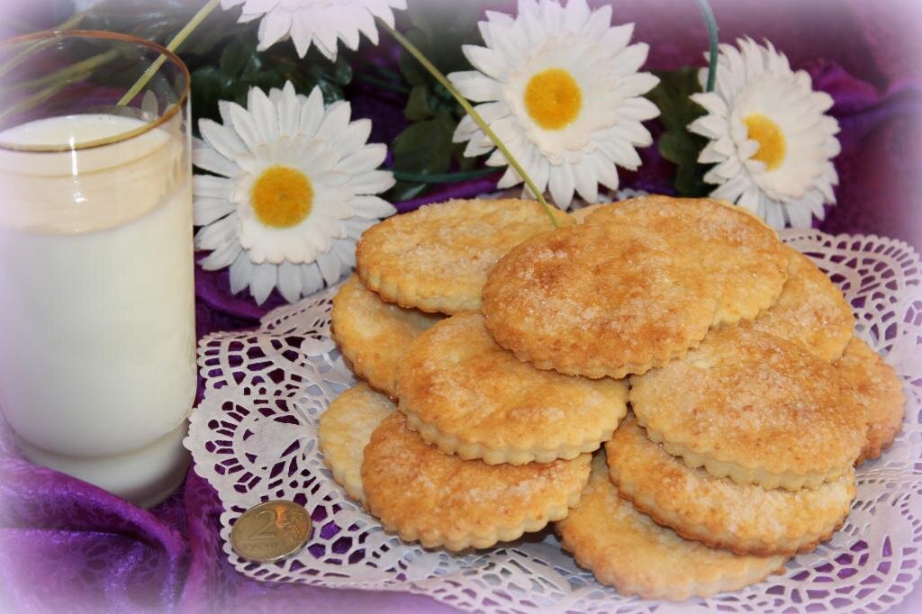 Молочные коржики (milk biscuits)