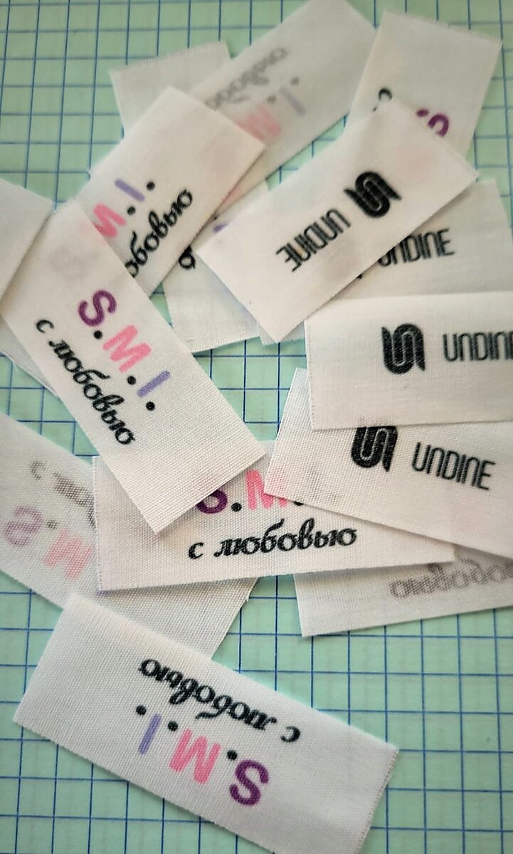 этикетки на хлопке