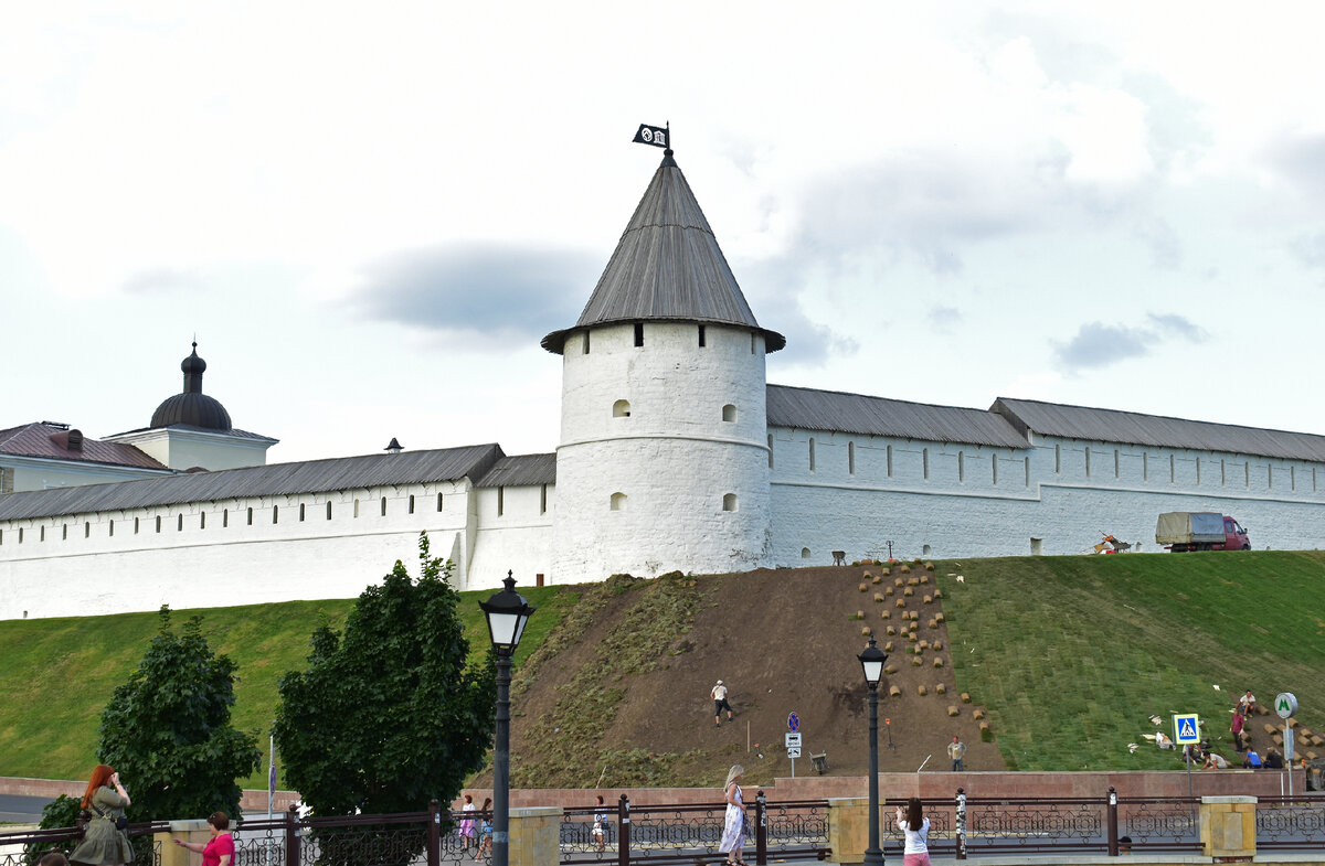 Одна из башен Казанского кремля