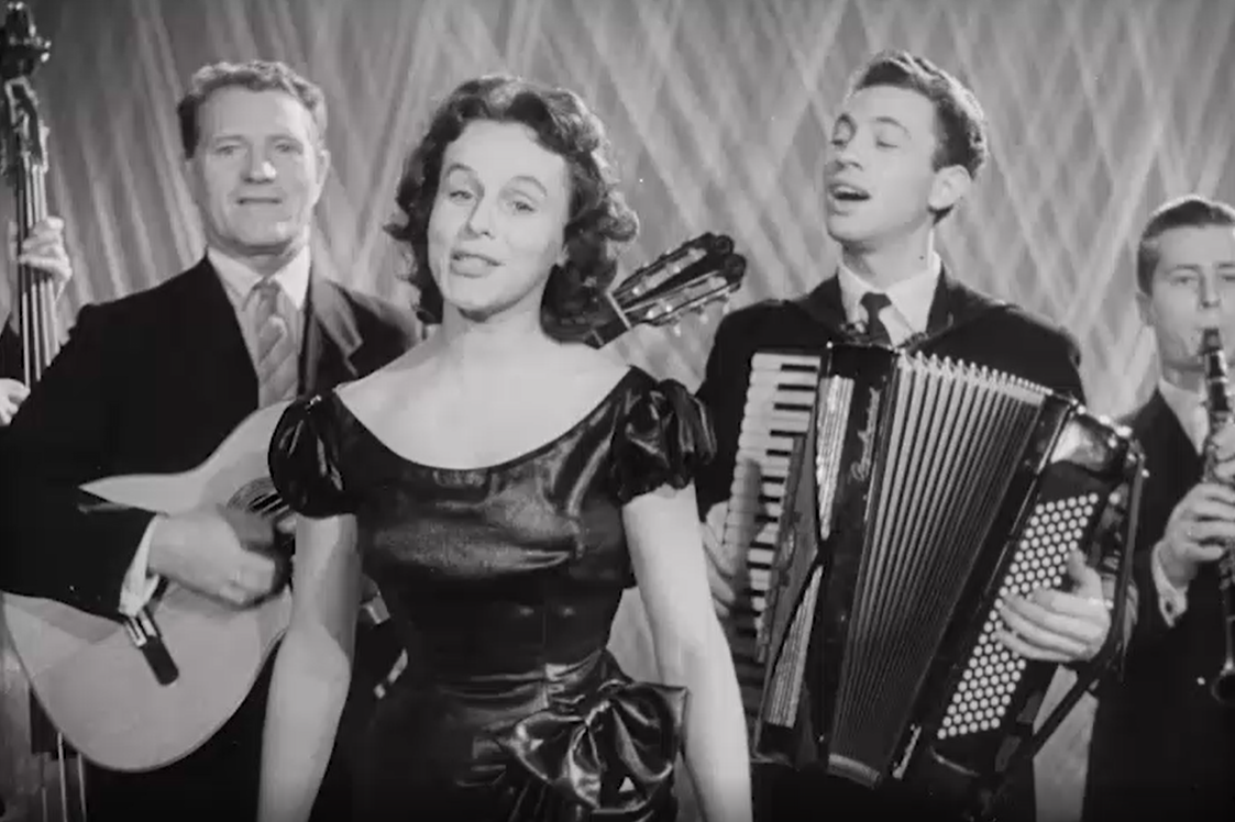 Гелена Великанова. Съемка в павильоне (1961)