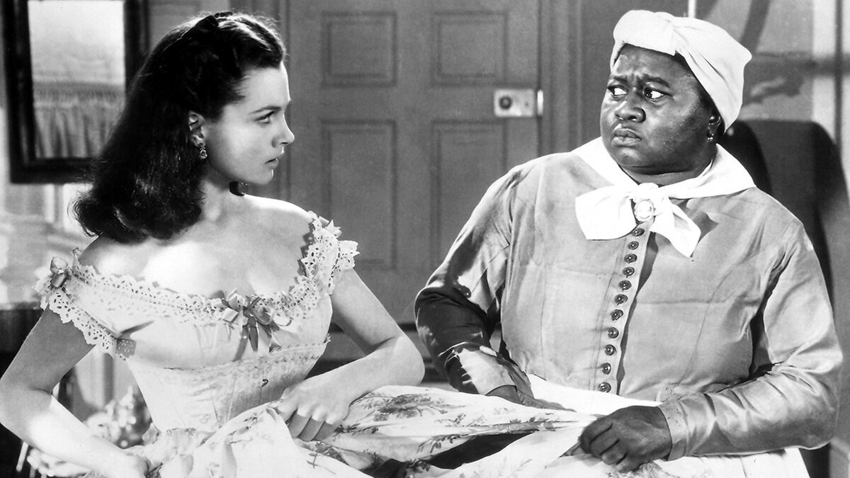 "Унесенные ветром": непослушная Скарлетт и  преданная ворчунья Мамушка.