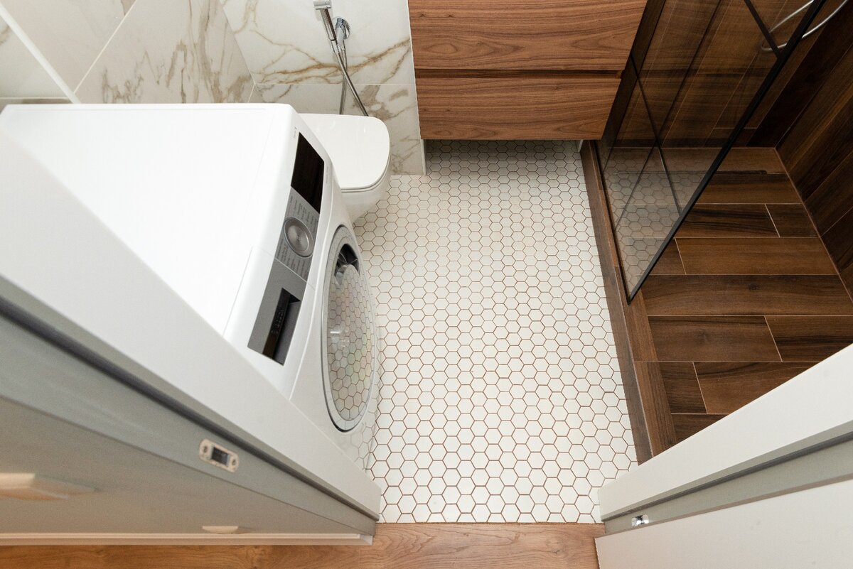 Основной уровень пола ниже, чем в квартире