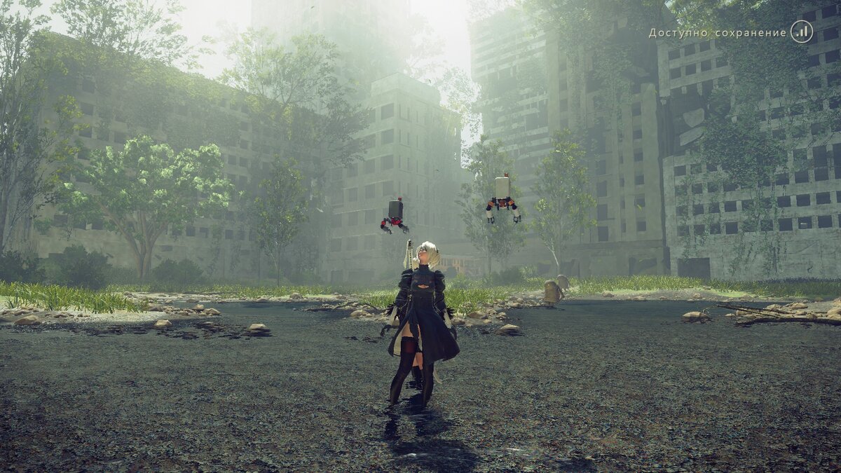 При достаточно посредственной графике, игра умудряется выглядеть очень сочно