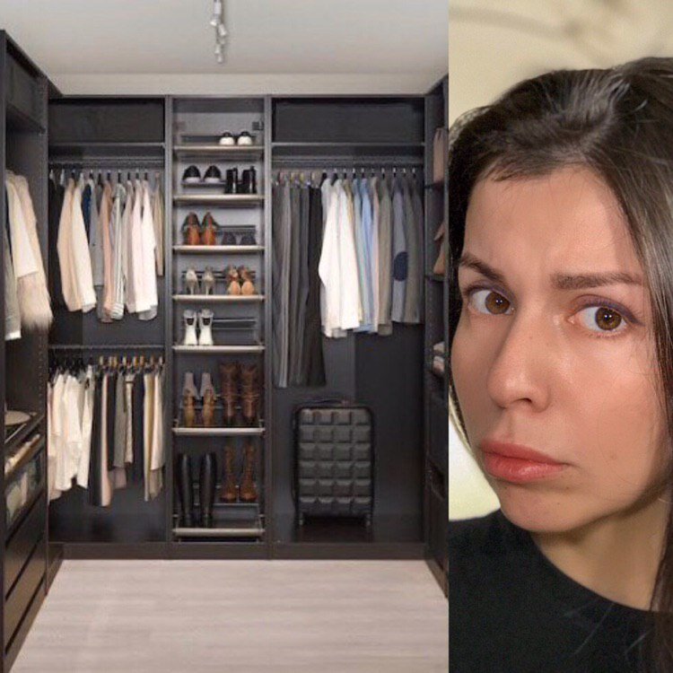  Система хранения которую мы выбрали в ИКЕА  