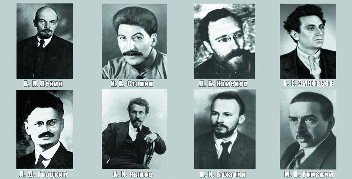 Партийная верхушка конца времен Ленина