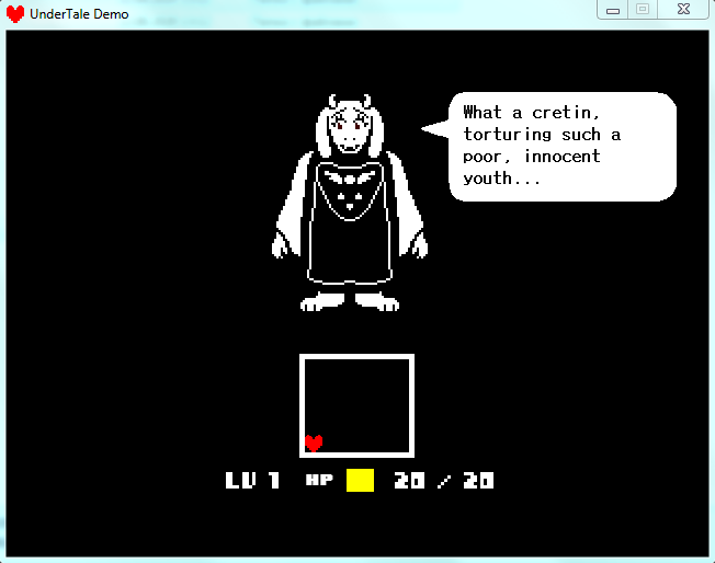 Что за кретин, мучающий такое бедное, невинное дитя...