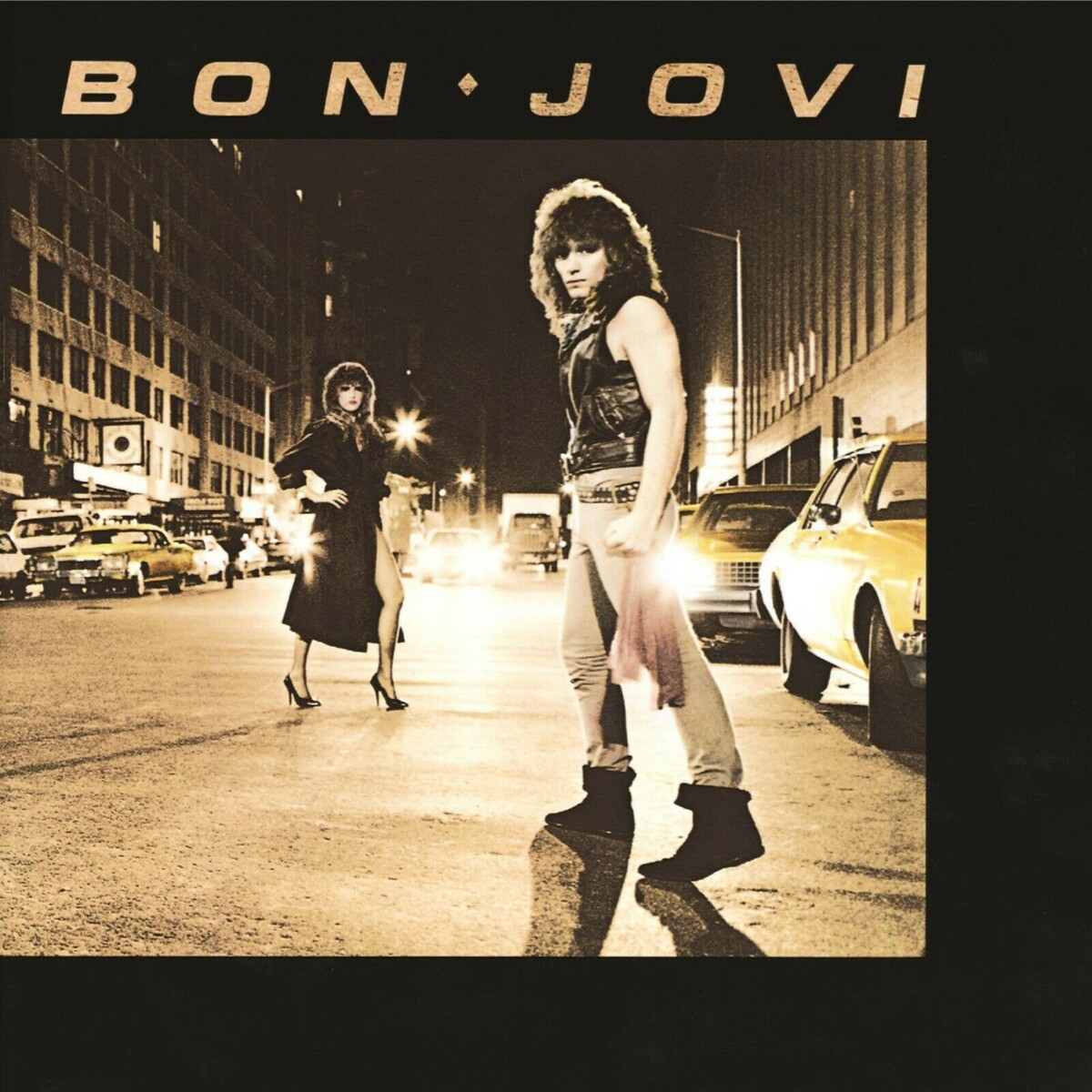 Обложка дебютника Bon Jovi