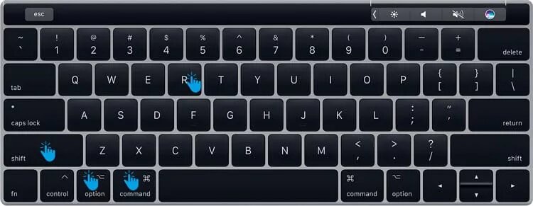На выключенном Mac нажмите одновременно клавиши «Shift»-«Option»-«Command»-«R» и кнопку включения