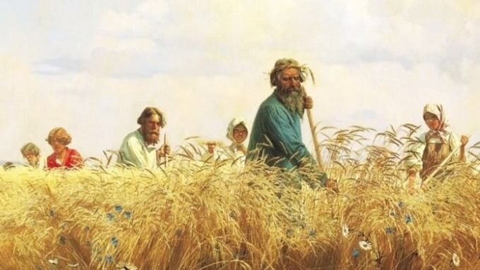 Да, вот такая. Картина "Страдная пора. Косцы" Мясоедова (1887)