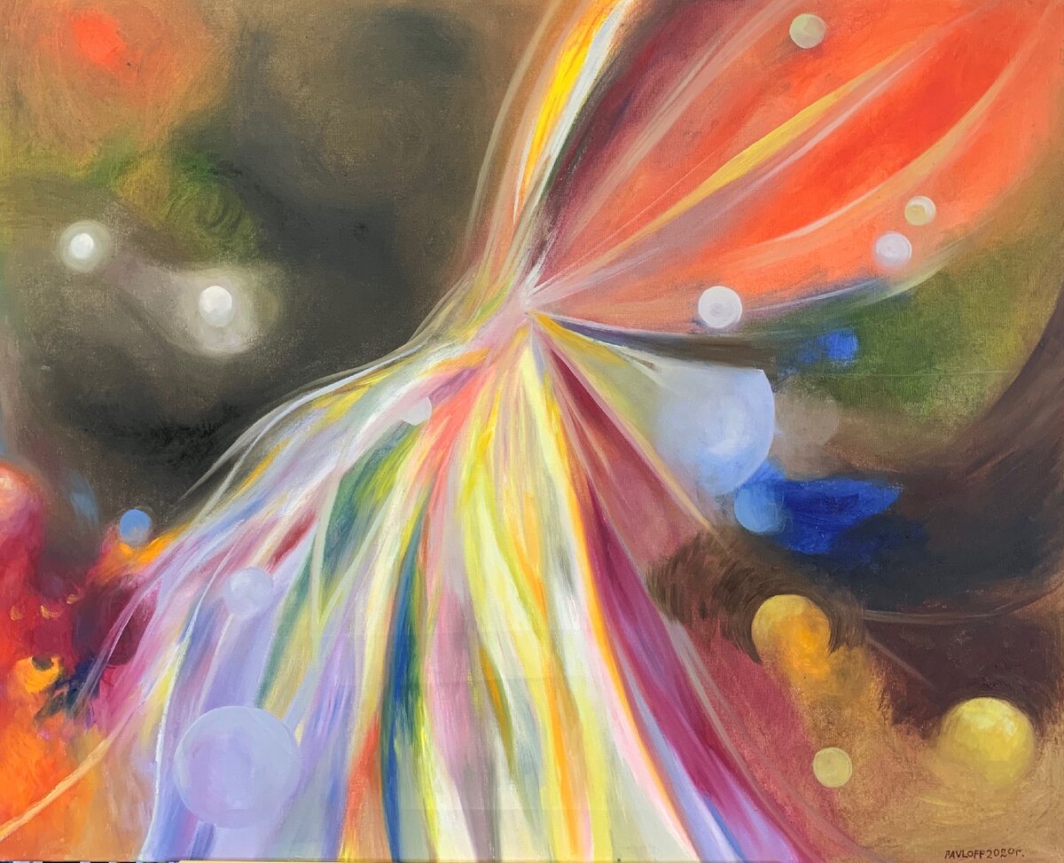 Работа Дмитрия Павлова "В путь" (предоставлена галереей Арт-гнездо")