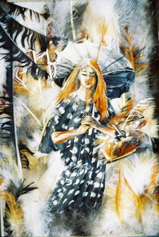 Н. Бесараб. Девушка с зонтиком.