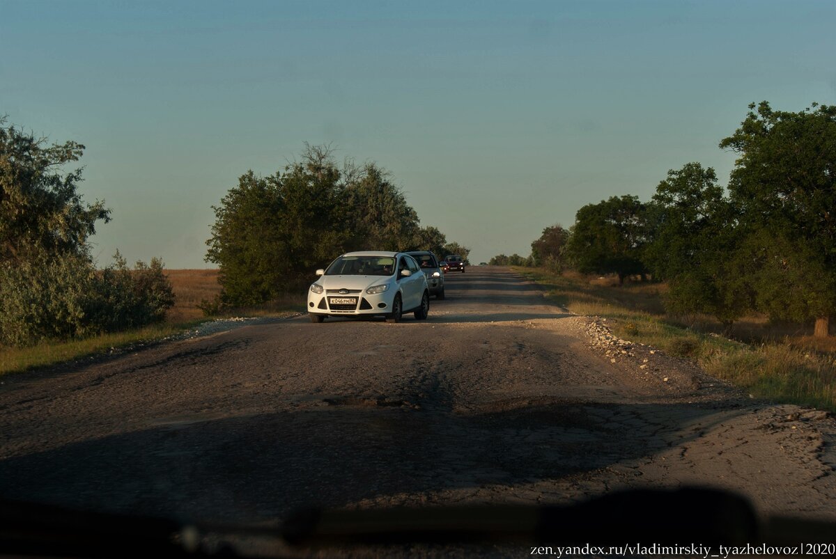 Сам сломавшийся Матиз фотографировать не стал, поэтому иллюстрации только с дороги, на которой все произошло