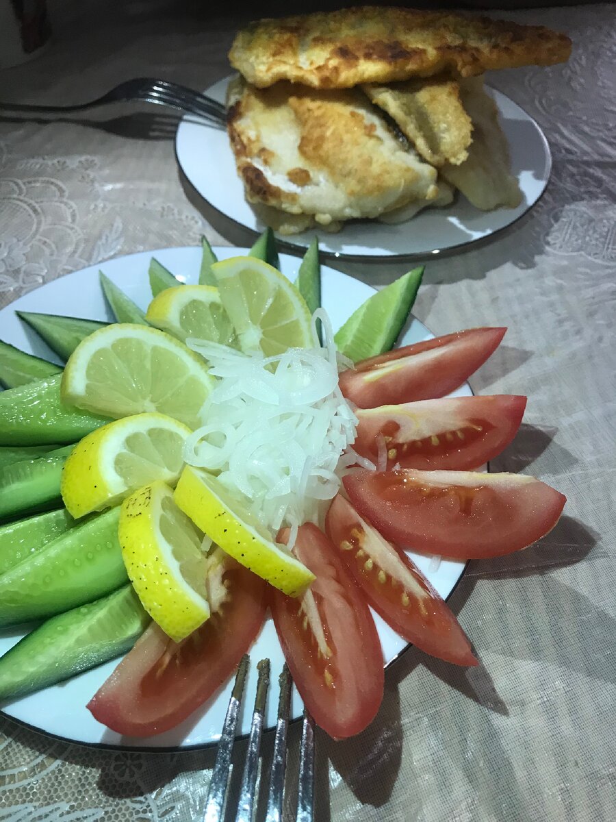 Вот и наша овощная нарезка. 