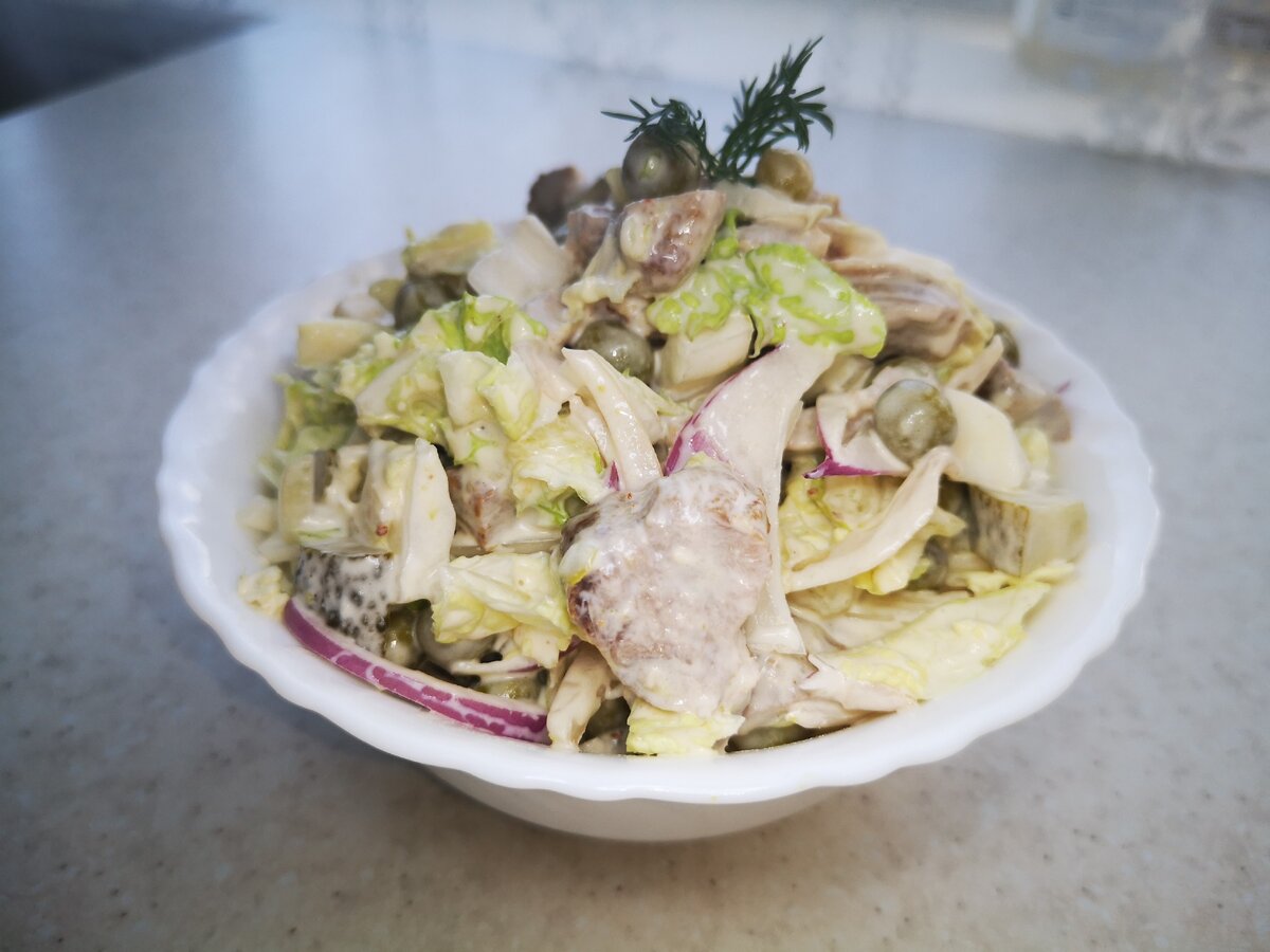 Фото готового салата